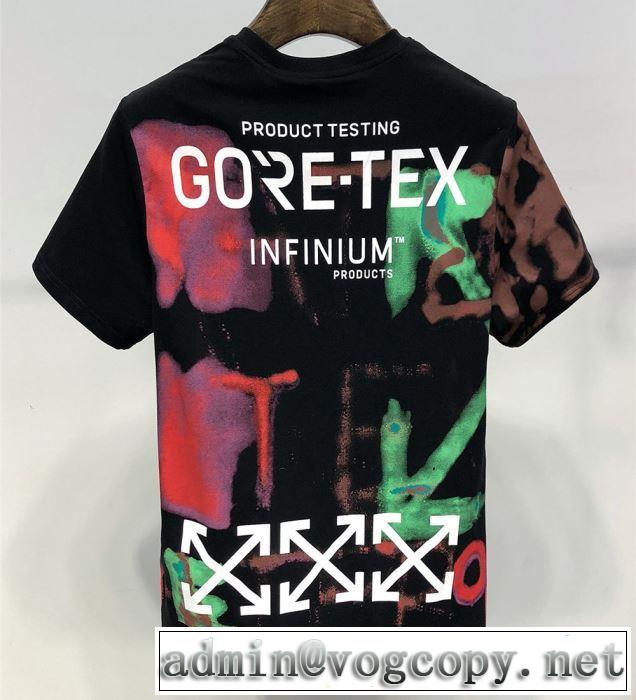 Off-Whiteオシャレアイテム オフホワイト Tシャツ/半袖 2色可選 2019春夏は人気定番