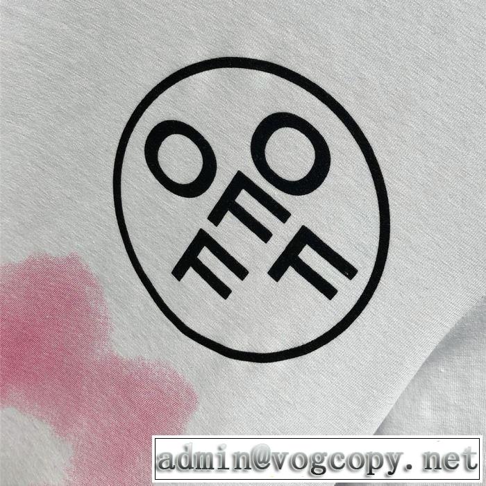 Off-Whiteオシャレアイテム オフホワイト Tシャツ/半袖 2色可選 2019春夏は人気定番