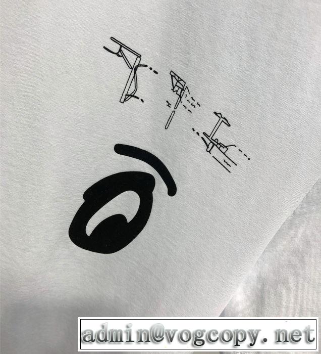 ぜひ今年のトレンドをチェック Off-White オフホワイト Tシャツ/半袖 2色可選 2019年夏
