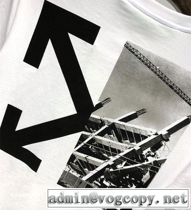 ぜひ今年のトレンドをチェック Off-White オフホワイト Tシャツ/半袖 2色可選 2019年夏