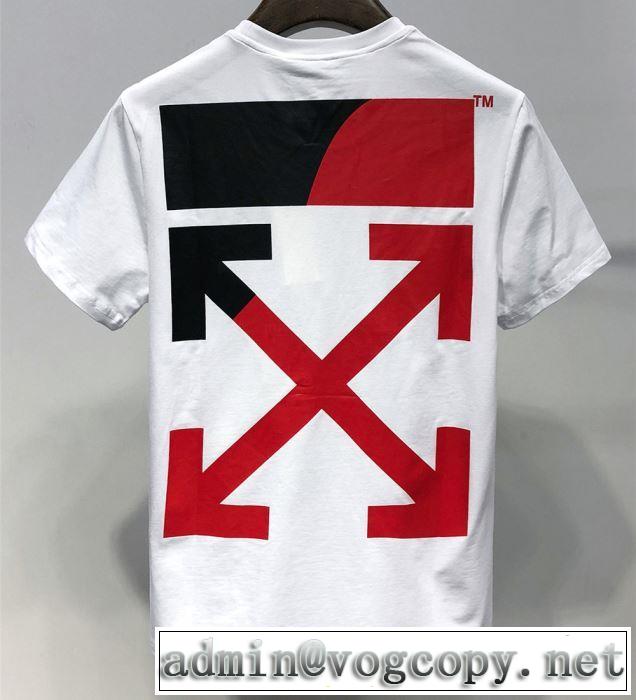 ファッションにトレンド Off-White オフホワイト Tシャツ/半袖  2色可選2019春夏人気トレンドアイテム