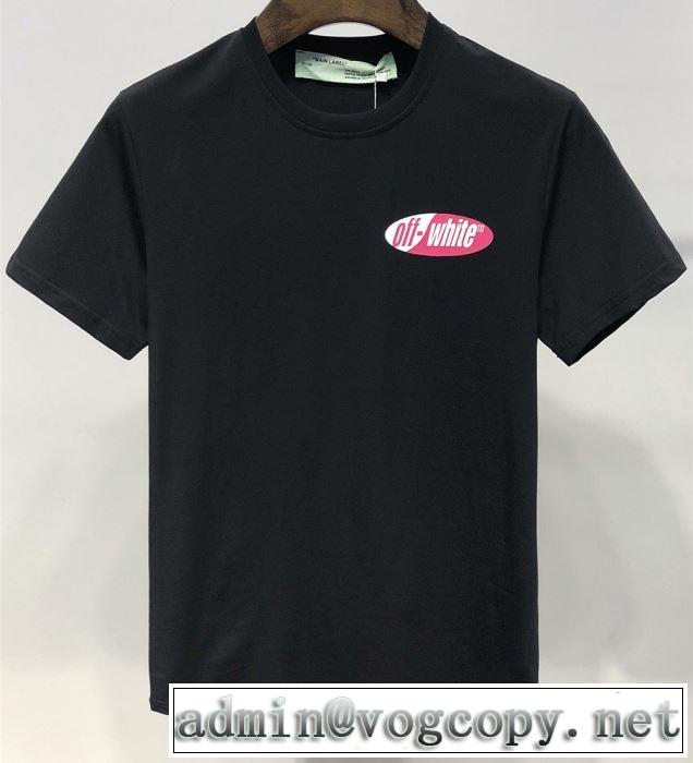 ファッションにトレンド Off-White オフホワイト Tシャツ/半袖  2色可選2019春夏人気トレンドアイテム