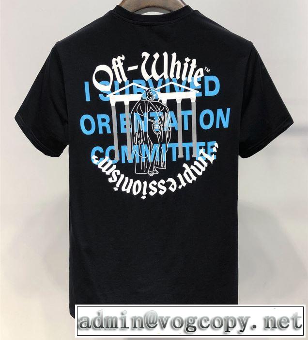  2019年夏の一押しファッションアイテム  Off-White オフホワイト Tシャツ/半袖 2色可選