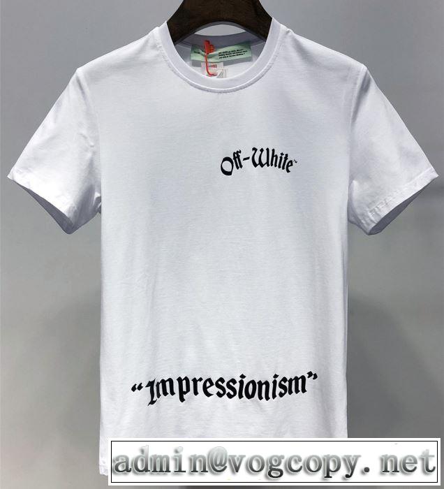 2019年夏の一押しファッションアイテム  Off-White オフホワイト Tシャツ/半袖 2色可選