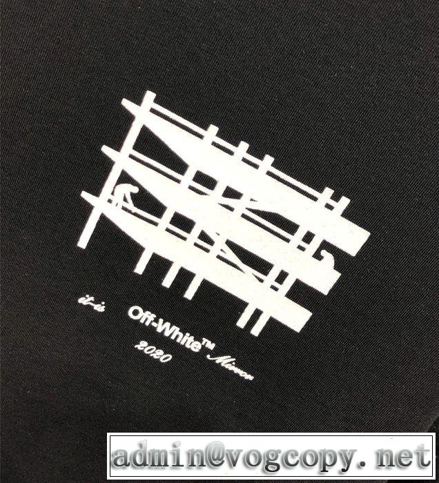 Tシャツ/半袖2019春夏は人気定番  2色可選 Off-White オフホワイト最新のトレンドブランド人気的