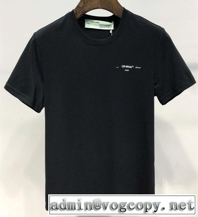 今流行りの最新コレクション Off-White オフホワイト Tシャツ/半袖 2色可選《2019年》今、注目のストリート