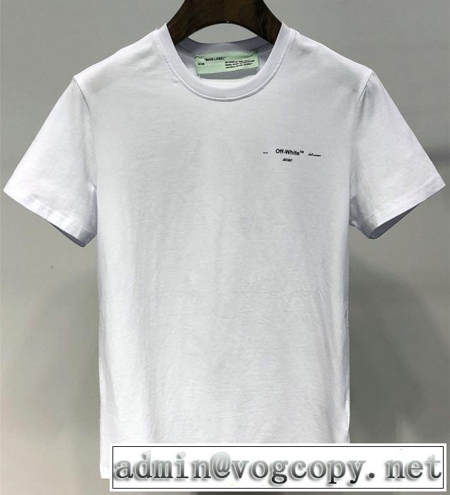 今流行りの最新コレクション Off-White オフホワイト Tシャツ/半袖 2色可選《2019年》今、注目のストリート