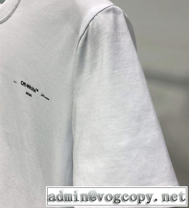 今流行りの最新コレクション Off-White オフホワイト Tシャツ/半袖 2色可選《2019年》今、注目のストリート