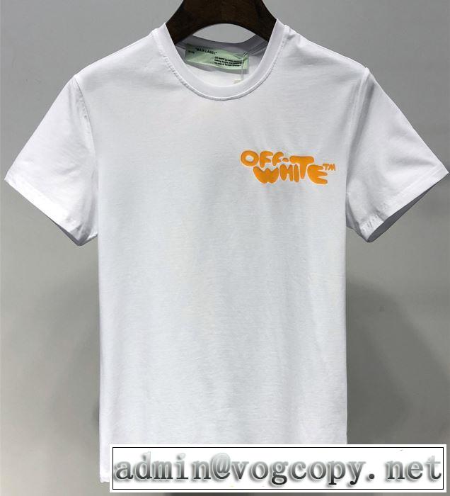  2色可選オススメしたい最新注目ファション Off-White オフホワイト 2019年春夏シーズンの人気 Tシャツ/半袖