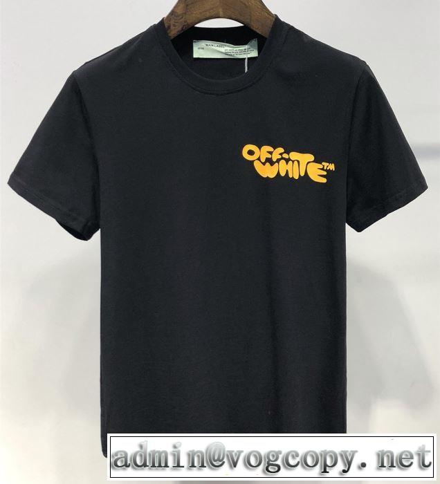 2色可選オススメしたい最新注目ファション Off-White オフホワイト 2019年春夏シーズンの人気 Tシャツ/半袖