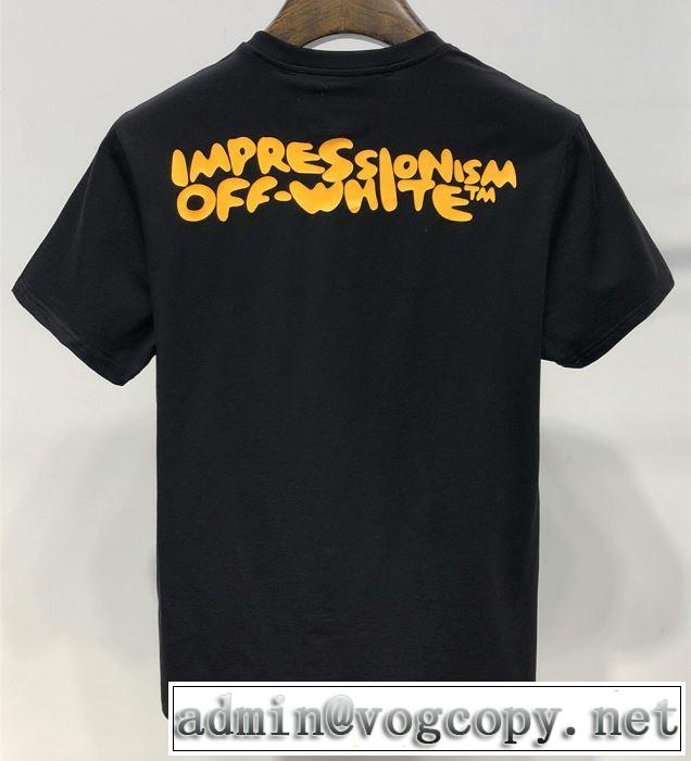 2色可選オススメしたい最新注目ファション Off-White オフホワイト 2019年春夏シーズンの人気 Tシャツ/半袖