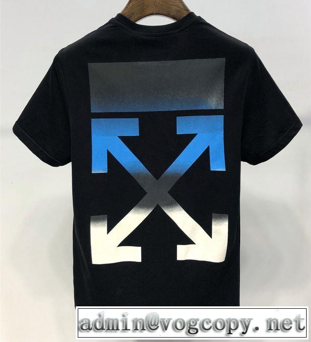特に夏は人気アイテム Off-White オフホワイト Tシャツ/半袖《2019年》今、注目のストリート  2色可選