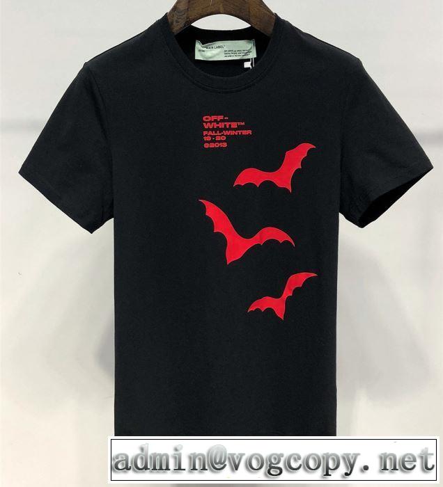 Off-White 2019春夏は人気定番オフホワイト Tシャツ/半袖  2色可選暑い季節も大活躍