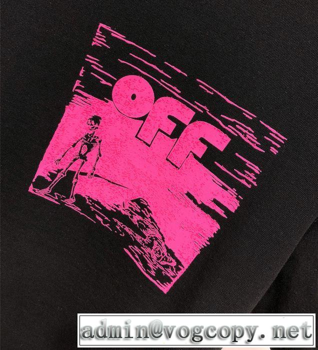 ベストはキレイめな印象に Off-White オフホワイト 2色可選2019春夏は人気定番 Tシャツ/半袖