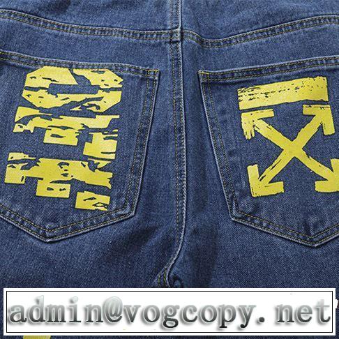 2019年の夏のマスト 春夏のトレンドアイテム Off-White オフホワイト デニムパンツ Off White
