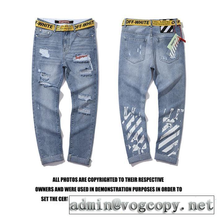 Off White x Sup Off-White オフホワイト デニムパンツ 春夏のトレンドアイテム 2019春夏は人気定番