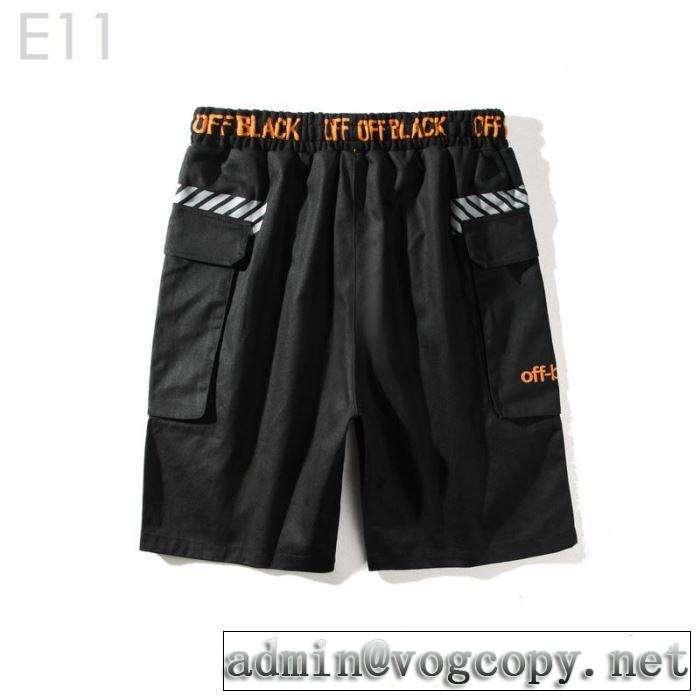 今流行りの最新コレクション Off-White 2019年春夏シーズンの人気 オフホワイト スエットパンツ