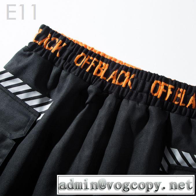 今流行りの最新コレクション Off-White 2019年春夏シーズンの人気 オフホワイト スエットパンツ