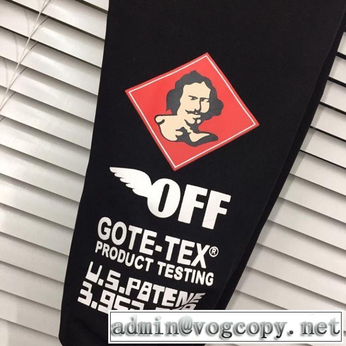 優しい雰囲気スタイリッシュに  Off-White オフホワイト スエットパンツ2019年春夏シーズンの人気