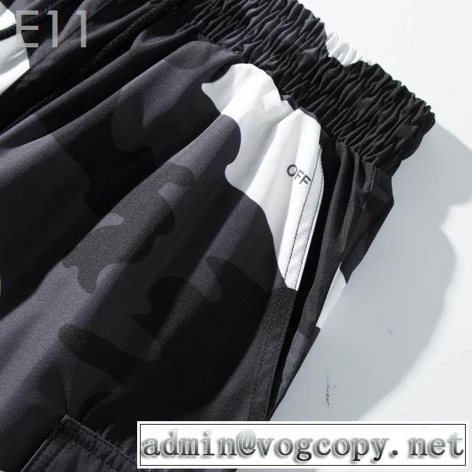 スエットパンツ 魅力的なカラー使い 2色可選 Off-White《2019年》今、注目のストリート オフホワイト