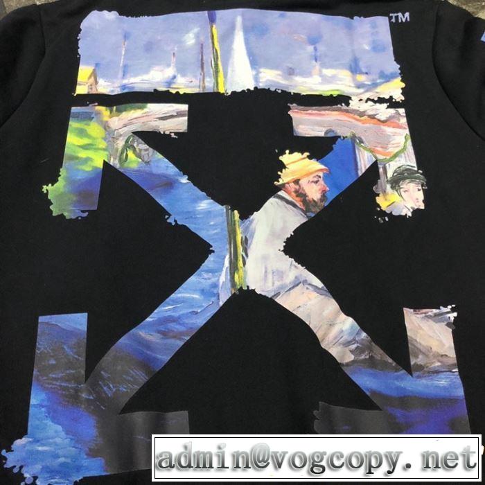 2019春夏の大注目トレンド 春色の最旬の人気アイテム Off-White オフホワイト フード付きコート 2色可選
