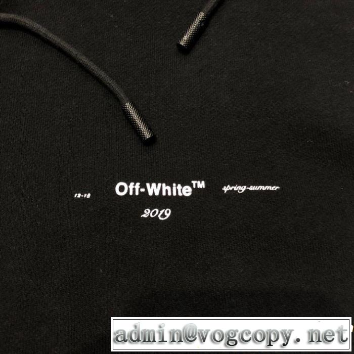 2019春夏の大注目トレンド 春色の最旬の人気アイテム Off-White オフホワイト フード付きコート 2色可選
