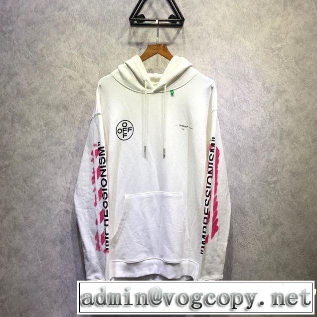 春夏！大人カジュアル Off-White オフホワイト フード付きコート《2019年》今、注目のストリート