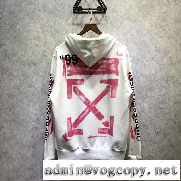 春夏！大人カジュアル Off-White オフホワイト フード付きコート《2019年》今、注目のストリート