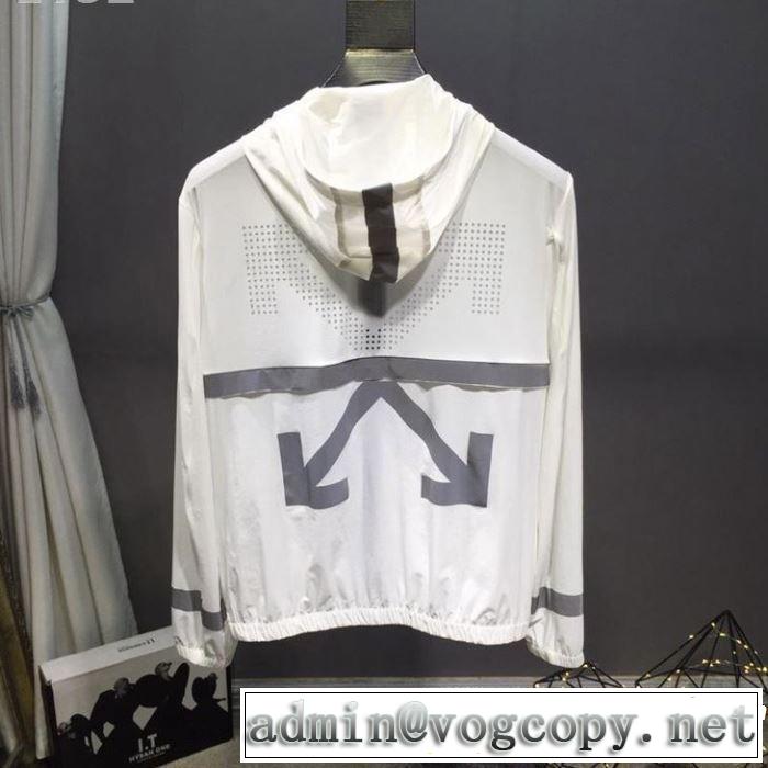 フード付きコート 2色可選 2019年の春夏に着たい る春夏おすすめの人気商品 Off-White オフホワイト
