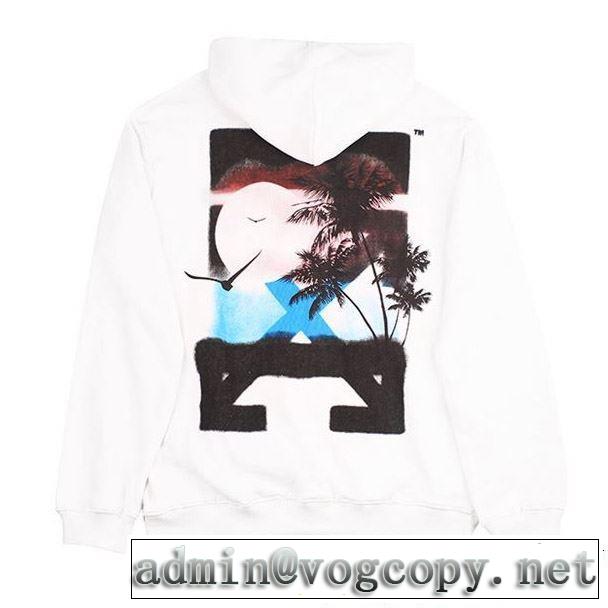春夏のトレンドアイテム 【2019春夏】最新コレクション Off-White オフホワイト フード付きコート