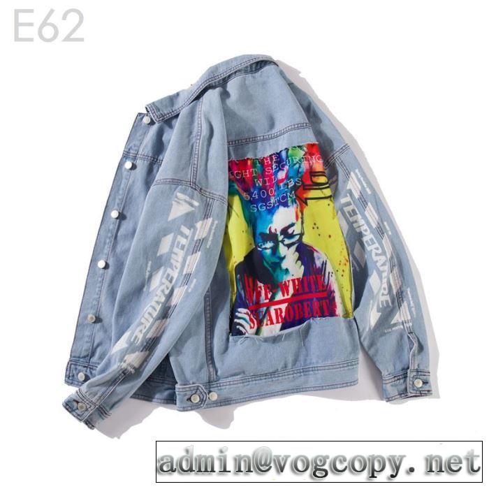 2019年春夏シーズンの人気 Off-White オフホワイト デニムジャケット都市独特のトレンドアイテム