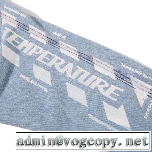 2019年春夏シーズンの人気 Off-White オフホワイト デニムジャケット都市独特のトレンドアイテム