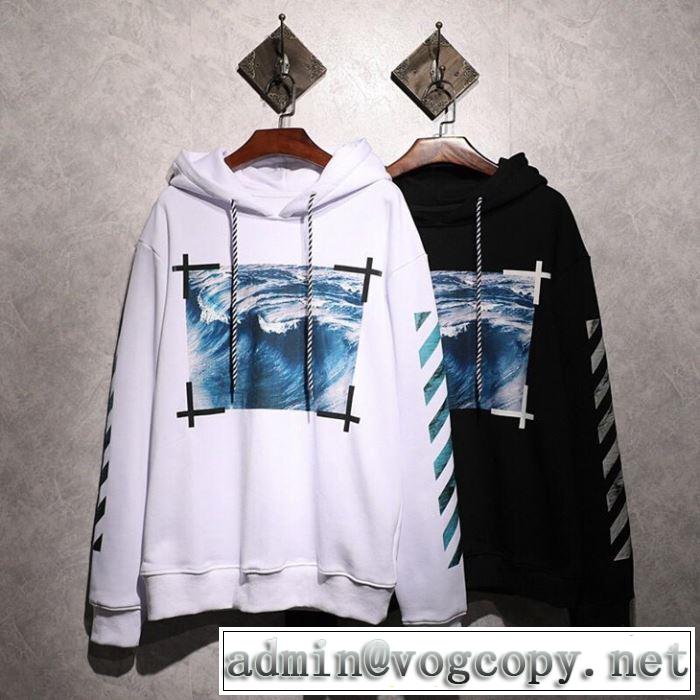  Off-White 2019春夏人気トレンドアイテム オフホワイト 2色可選 今流行りの最新コレクションパーカー