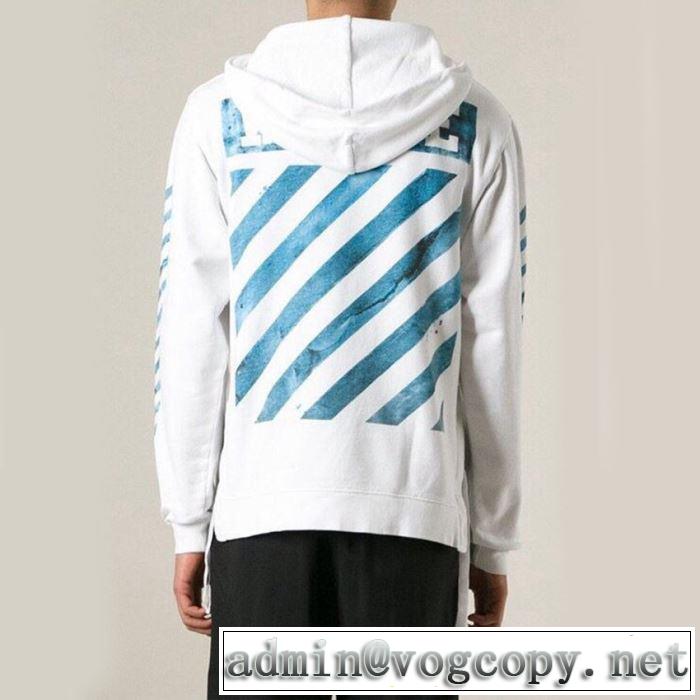 Off-White 2019春夏人気トレンドアイテム オフホワイト 2色可選 今流行りの最新コレクションパーカー