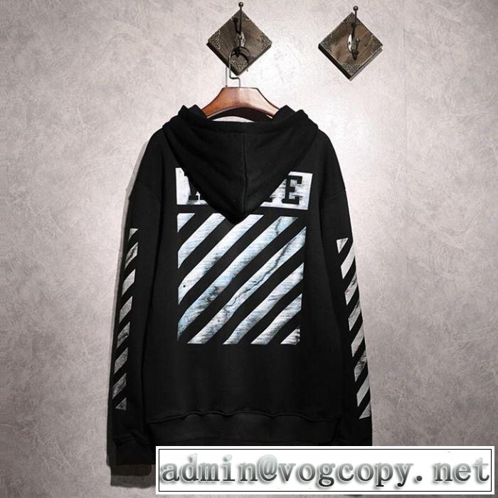 Off-White 2019春夏人気トレンドアイテム オフホワイト 2色可選 今流行りの最新コレクションパーカー