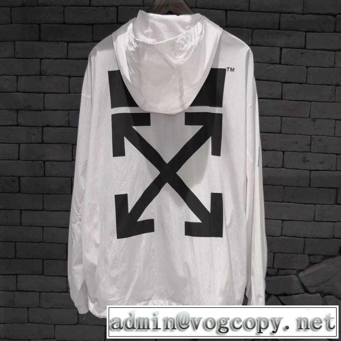  ベストはキレイめな印象に2019SS Off-White オフホワイト 2色可選日焼け止め服 紫外線カット