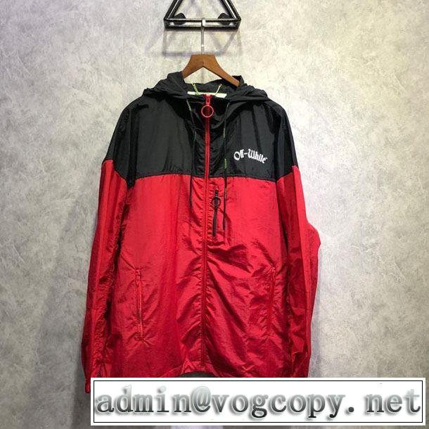 馴染みやすいスタイル美品 2019 Off-White おしゃれな装い オフホワイト 3色可選軽量ジャケット