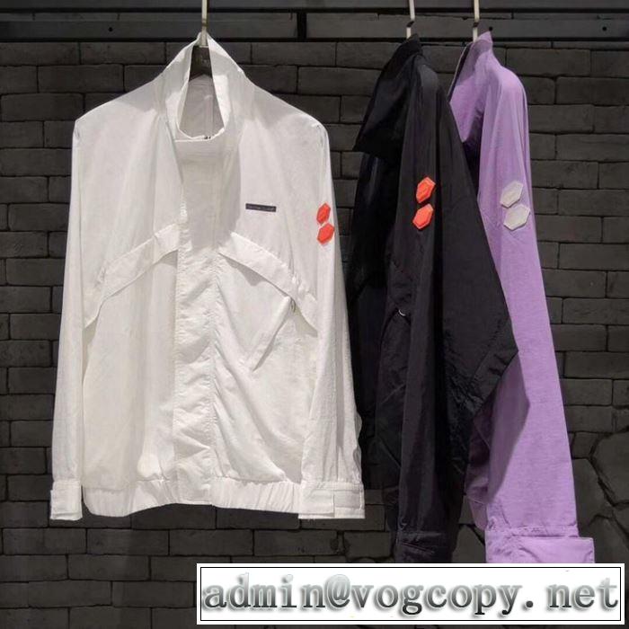  馴染みやすいスタイル美品 2019 Off-White おしゃれな装い オフホワイト 3色可選軽量ジャケット