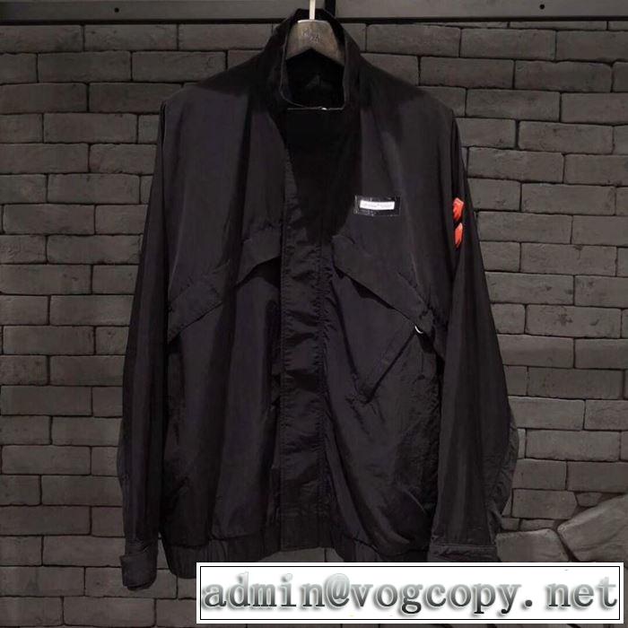 馴染みやすいスタイル美品 2019 Off-White おしゃれな装い オフホワイト 3色可選軽量ジャケット