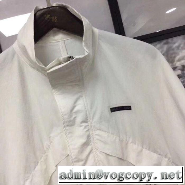 馴染みやすいスタイル美品 2019 Off-White おしゃれな装い オフホワイト 3色可選軽量ジャケット