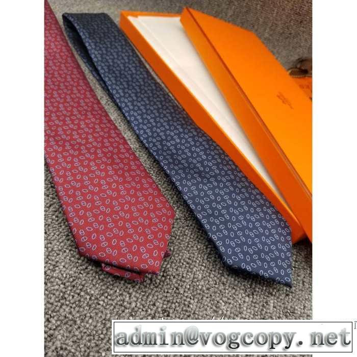 おすすめする注目トレンド エルメス2019トレンドカラー秋冬セール HERMES ネクタイ  2色可選