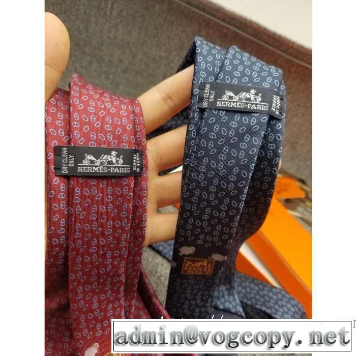 おすすめする注目トレンド エルメス2019トレンドカラー秋冬セール HERMES ネクタイ  2色可選