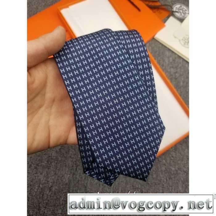 2019秋、イチオシ上品 エルメス HERMES おしゃれさんはいち早く取り ネクタイ