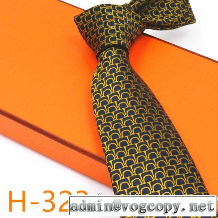 エルメス絶対おさえるべきカラーと最新  HERMES ネクタイ 2019秋冬最重要アイテム  4色可選