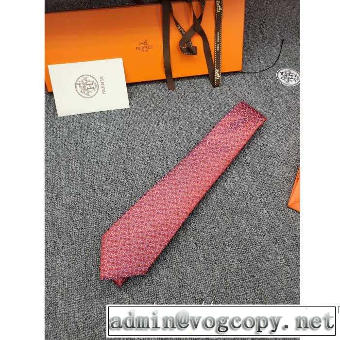 エルメス速報！2019年秋ファッショントレンド HERMES ネクタイ 今年らしい新しい人気色