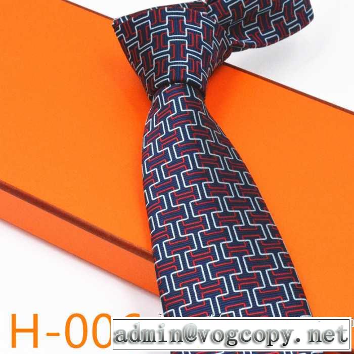 2色可選 エルメス 秋冬から人気継続中 HERMES ネクタイ 先取り 2019/2020秋冬ファッション