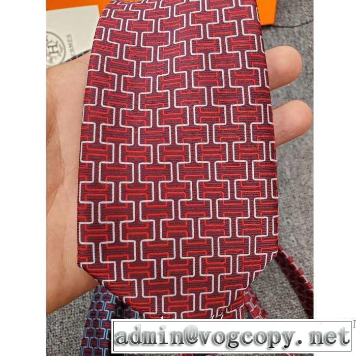 2色可選 エルメス 秋冬から人気継続中 HERMES ネクタイ 先取り 2019/2020秋冬ファッション