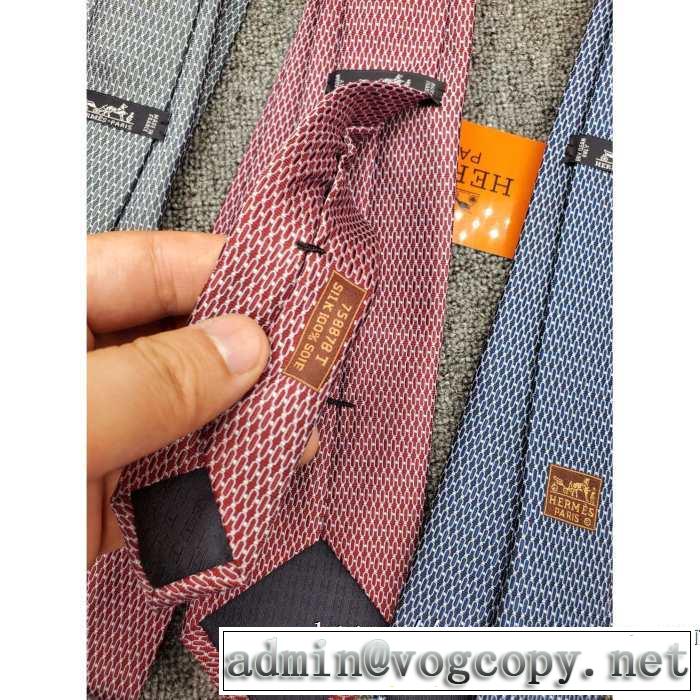 2019秋のファッショントレンドはこれ エルメスおしゃれさんはいち早く取り  HERMES ネクタイ 多色可選