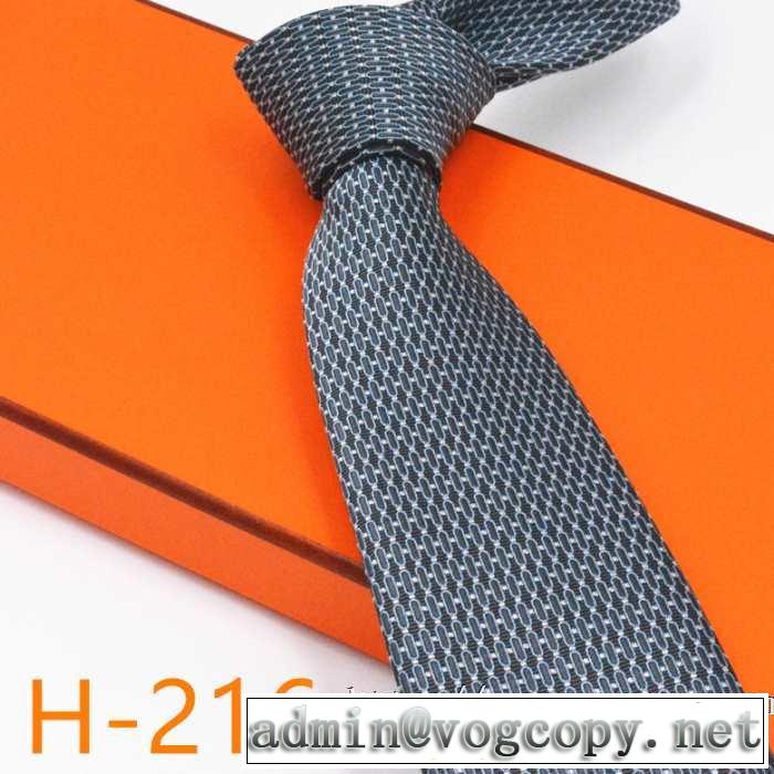 2019秋のファッショントレンドはこれ エルメスおしゃれさんはいち早く取り  HERMES ネクタイ 多色可選