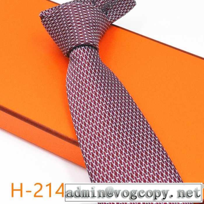 2019秋のファッショントレンドはこれ エルメスおしゃれさんはいち早く取り  HERMES ネクタイ 多色可選